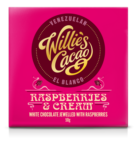 Willie’s Cacao Raspberries & Cream 36% 50g