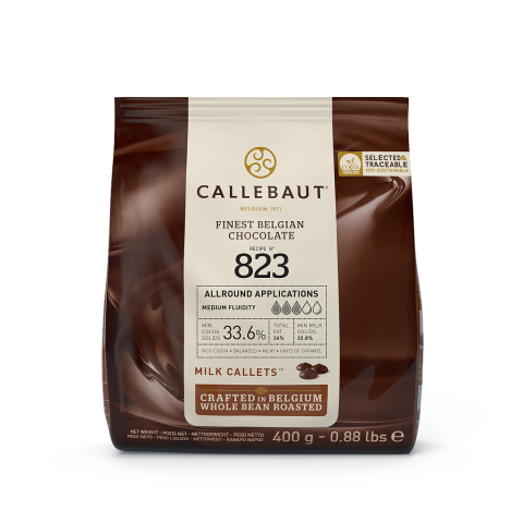Callebaut 823 Mælkechokolade 33,6% 400g
