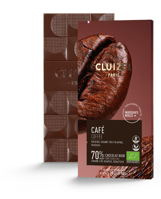 Cluizel Noir Au Café 70% 70g