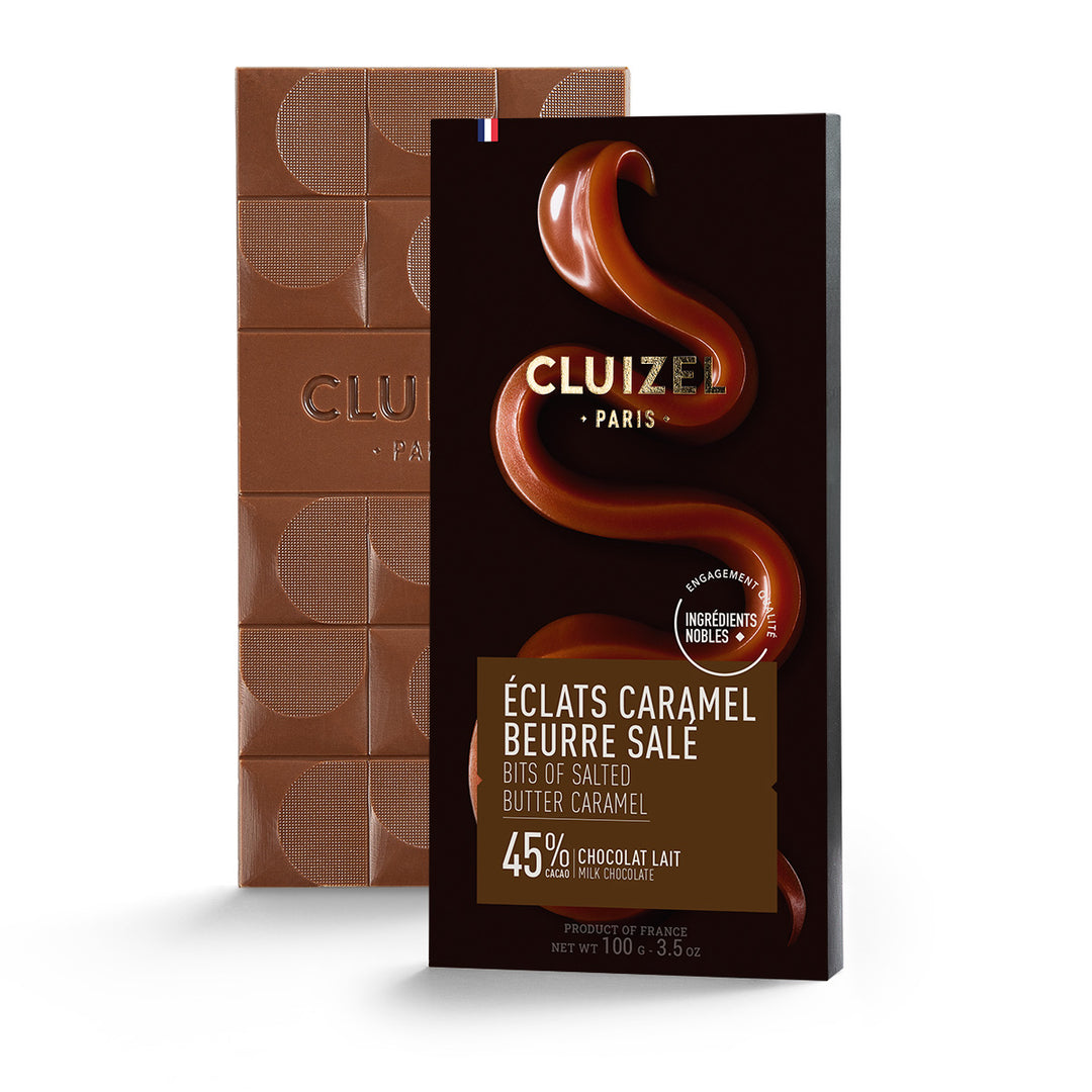 Cluizel Éclats Caramel Beurre Salé 45% 100g
