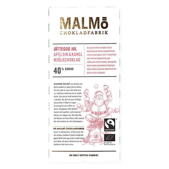 Glædelig Jul 45%, 80G, Malmö Chokladfabrik