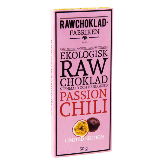 WermlandsChoklad Råchokolade Passion Chili 73% 50g