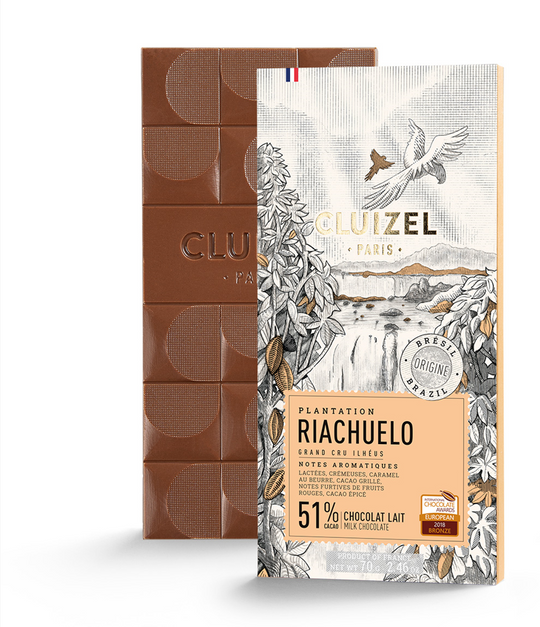 Cluizel Riachuelo Lait 51%, 70g