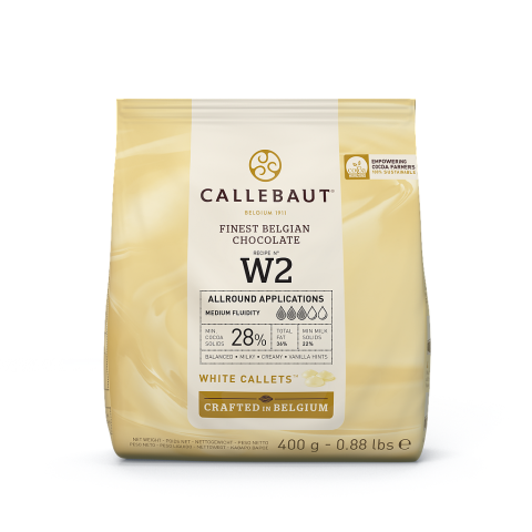 Callebaut W2 Hvid Chokolade 28% 400g